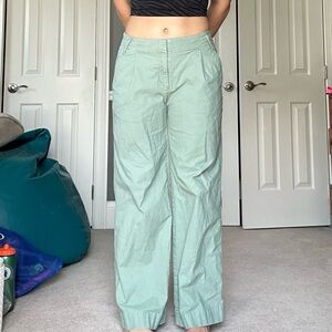 A New Day Women's Light Green Pants